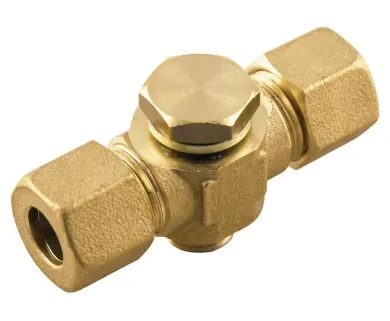 RACOR ORIENTABLE A T CON TORNILLO Y ARANDELA BIMATERIAL (16/3) 13570BI 4 1/8