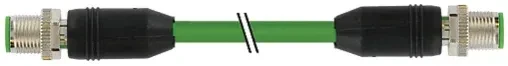 CABLE DE COMUNICACIÓN ETHERNET/IP, PROFINET, ETHERCAT Y POWERLINK CONECTOR RECTO MACHO - MACHO M12X1 15VW6