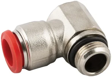 RACOR ROSCADO EN L ALLEN ORIENTABLE MACHO CILÍNDRICO CON O-RING