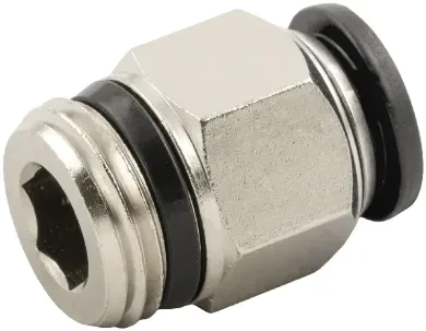 RACOR ROSCADO RECTO MACHO CÓNICO "UNIVERSAL SHORT"