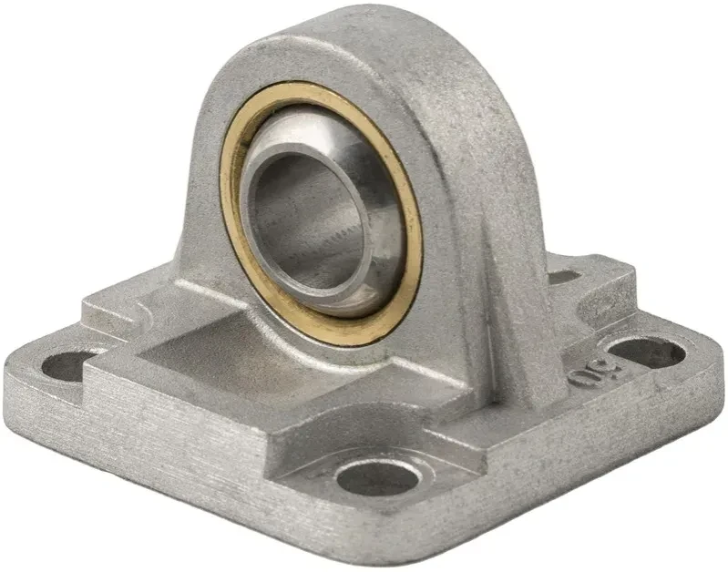 CHARNELA MACHO ESTRECHA CON RÓTULA DIN648K - ALUMINIO VCS